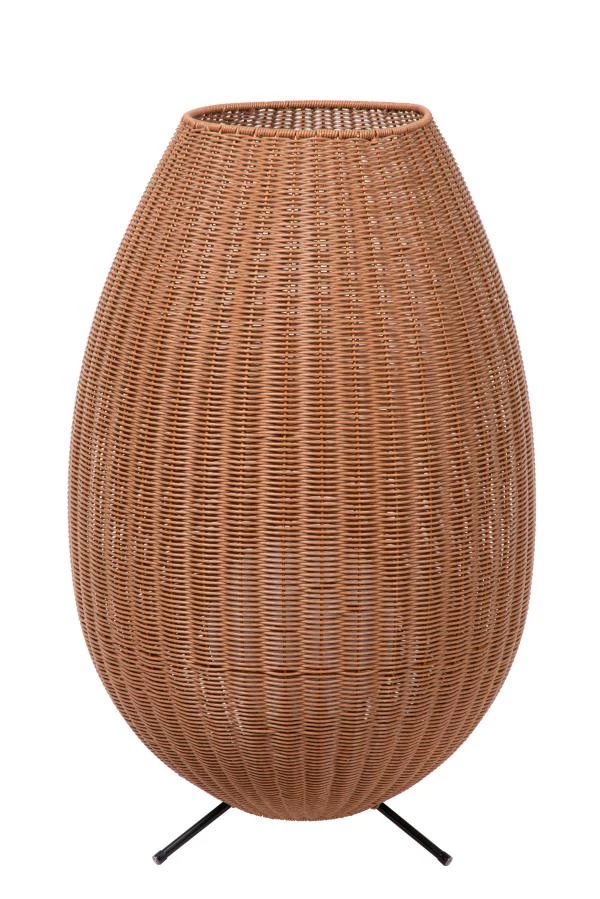 Lucide COLIN IP44 - Oplaadbare Vloerlamp Binnen/Buiten - Accu/Batterij - LED 3 StepDim - 1x3W 3000K - IP44 - Naturel - uitgezet